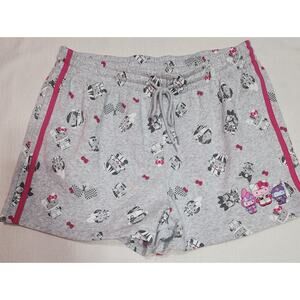 Hello kitty racing fleece short women's X-Large